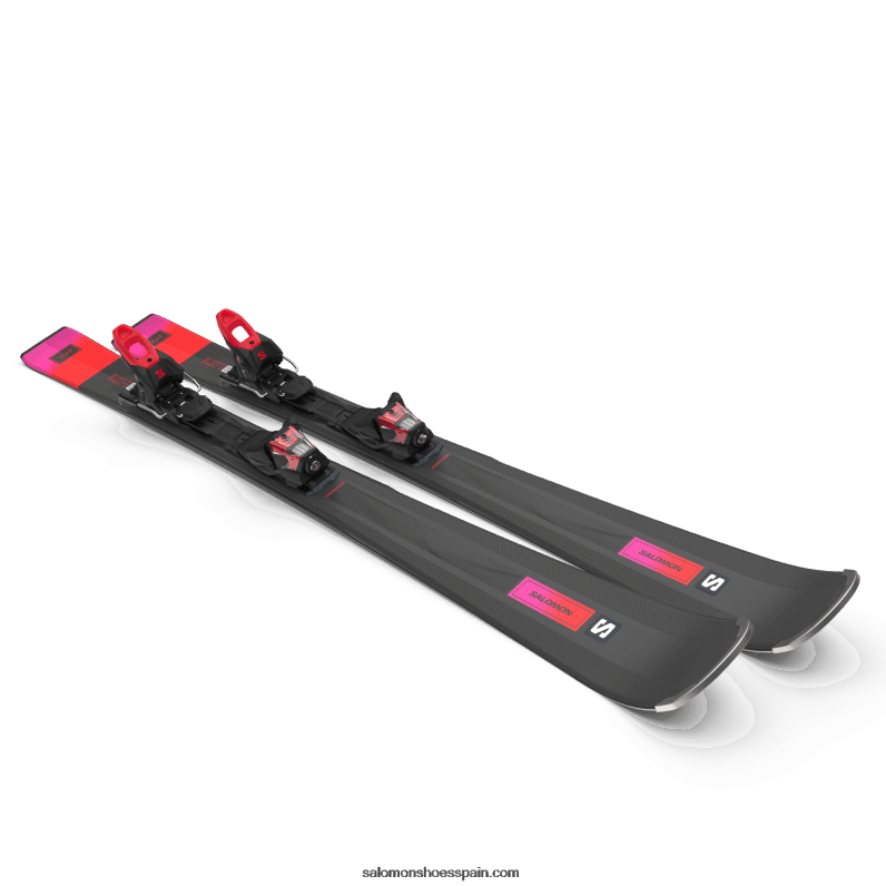 paquete esquí en pista mujer - s/max n 6 xt (y m10) Salomon 00B0PZ1022 negro/rojo/ciruela de azúcar
