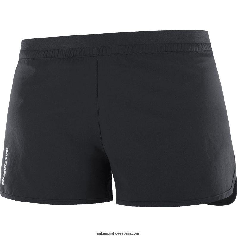 pantalones cortos de mujer - cruz 3 Salomon 00B0PZ1190 profundo negro