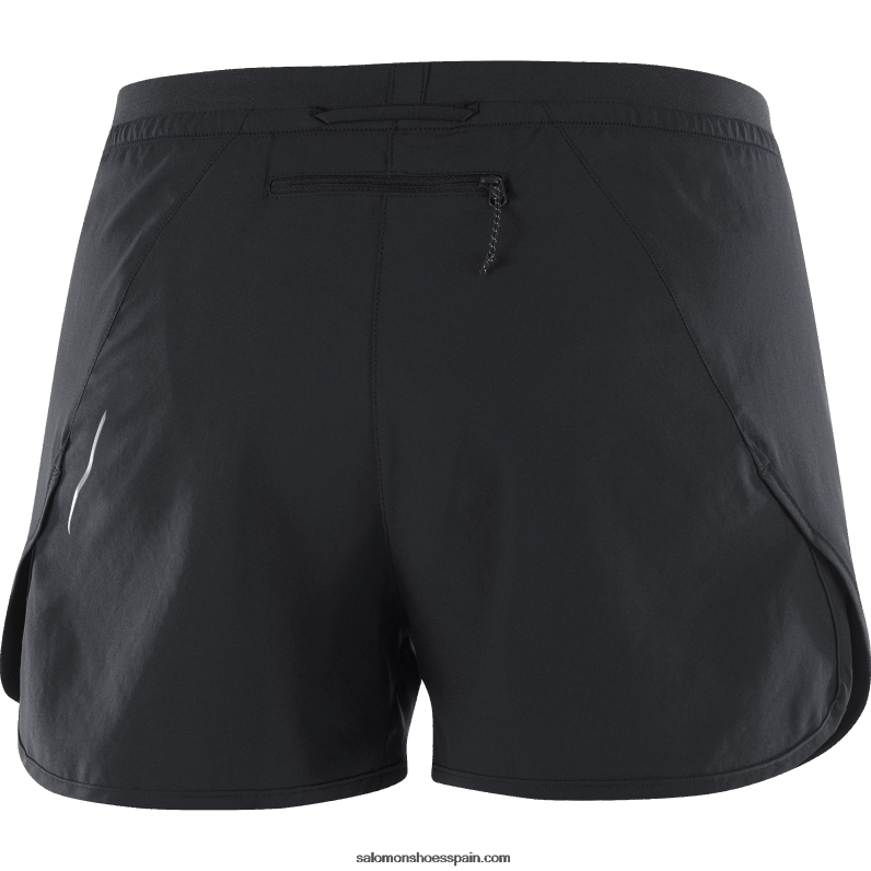 pantalones cortos de mujer - cruz 3 Salomon 00B0PZ1190 profundo negro