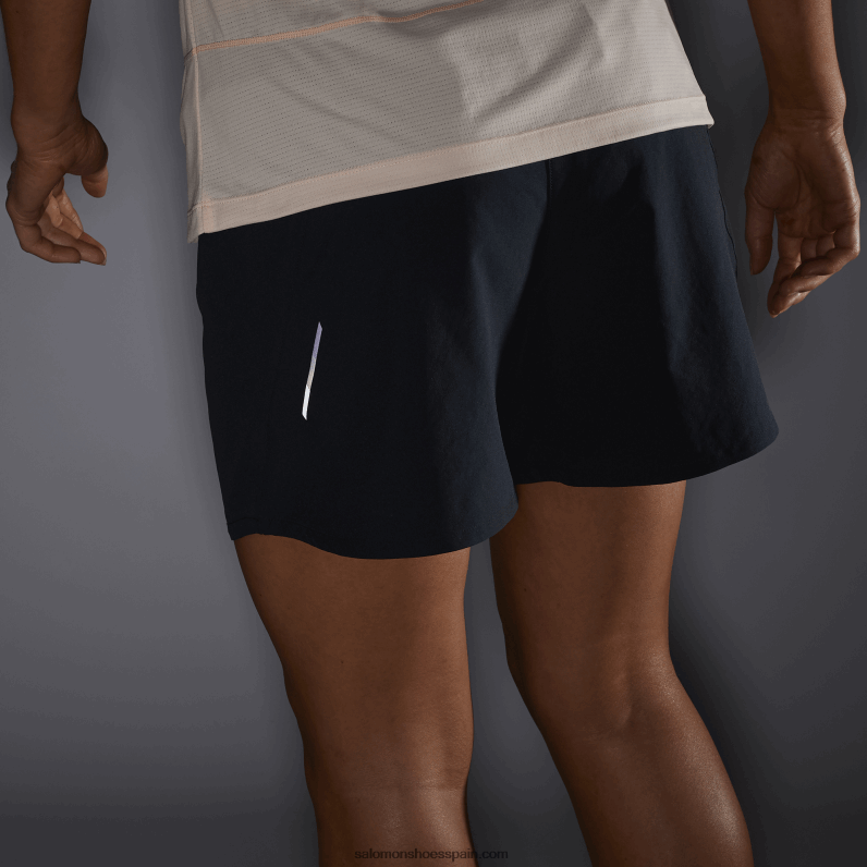 pantalones cortos de mujer - cruz 5 Salomon 00B0PZ1181 profundo negro