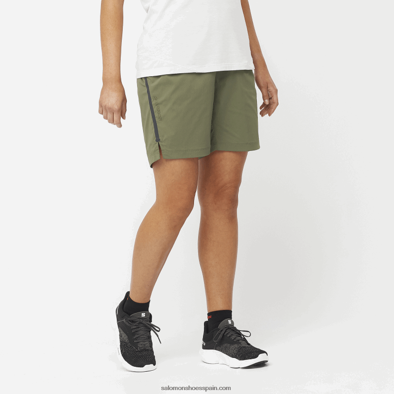 pantalones cortos de mujer - runlife Salomon 00B0PZ1173 hoja de uva