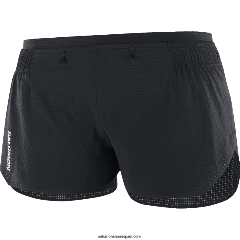 pantalones cortos de mujer - sense aero 3 Salomon 00B0PZ1174 profundo negro