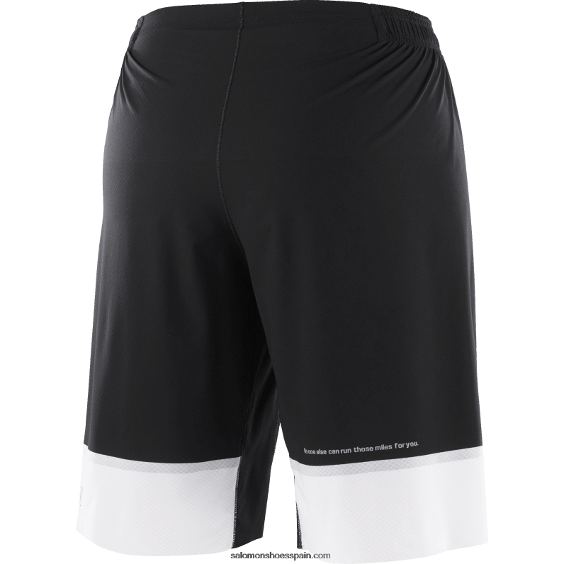 pantalones cortos de mujer - shortney Salomon 00B0PZ1188 negro profundo/blanco