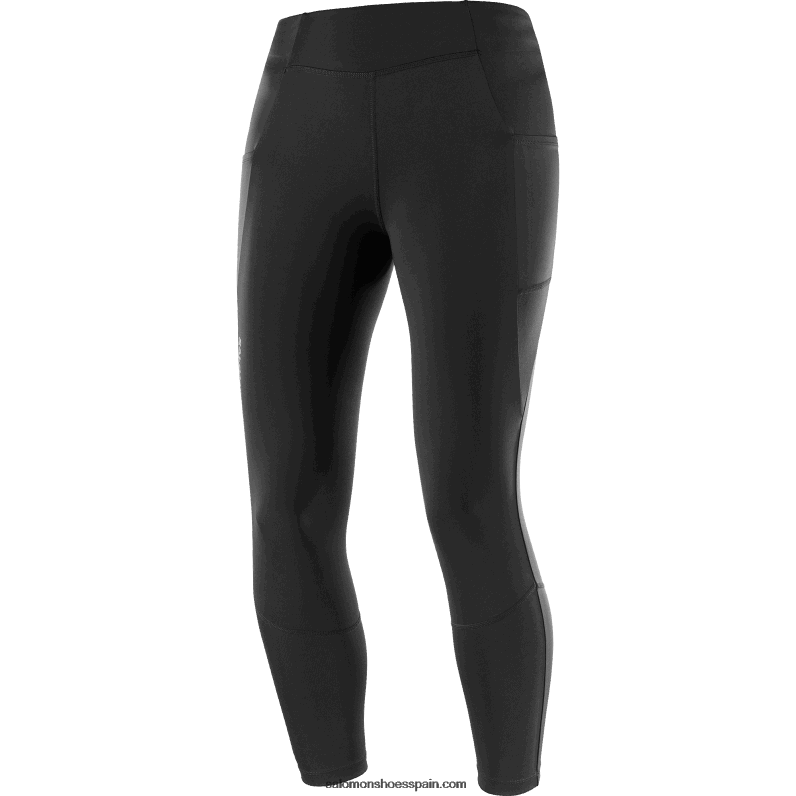 mallas 5/6 mujer - cross run 25 Salomon 00B0PZ1159 profundo negro