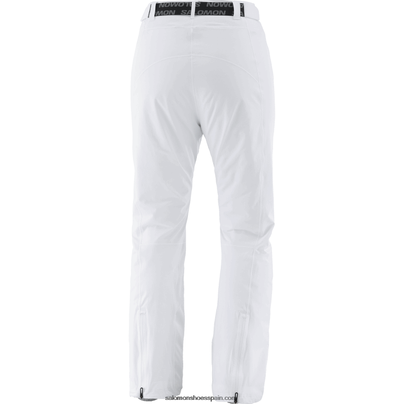 pantalones de esquí para mujer - s/max warm Salomon 00B0PZ1169 blanco