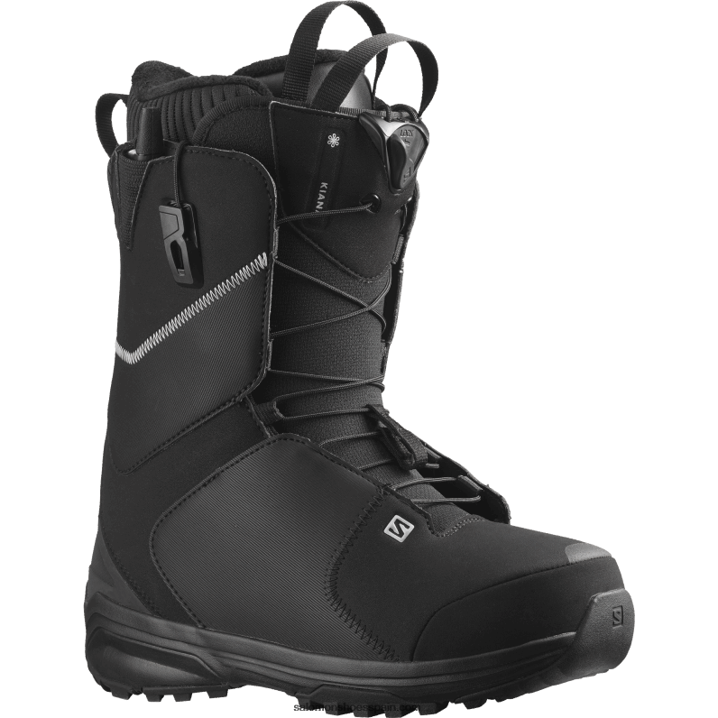 botas de snowboard para mujer - kiana Salomon 00B0PZ1322 negro/plata