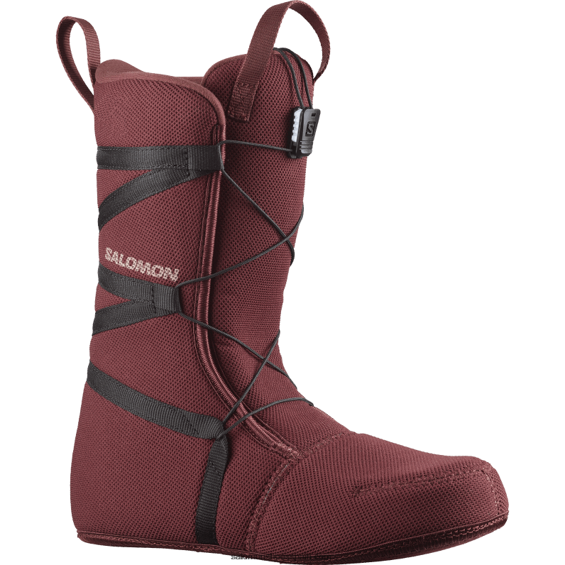 botas de snowboard para mujer - perla boa Salomon 00B0PZ1318 rosa empolvado/burdeos/rosa claro