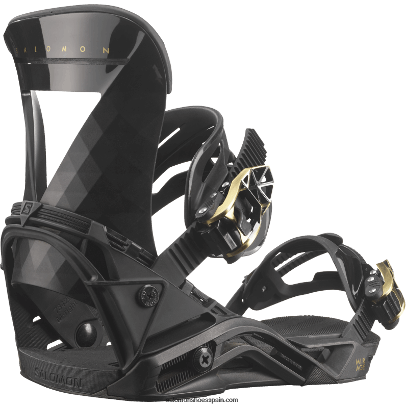 fijaciones de snowboard para mujer - mirage Salomon 00B0PZ1325 negro