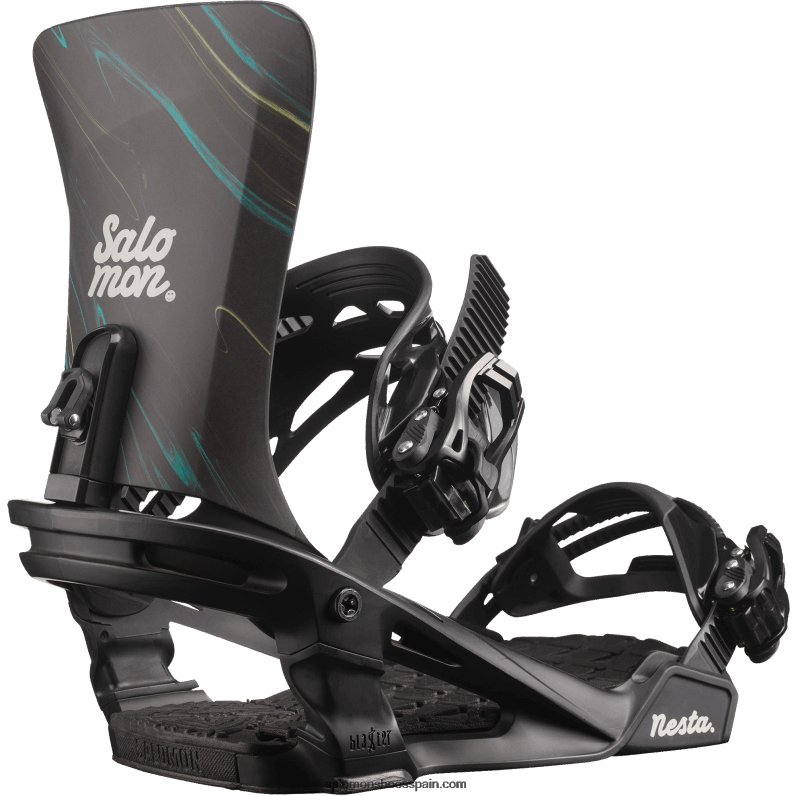 fijaciones de snowboard para mujer - nesta Salomon 00B0PZ1327 negro