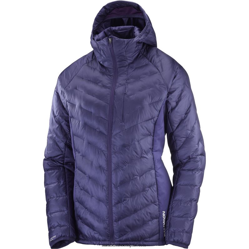 chaqueta con capucha y aislamiento para mujer - contorno primaloft Salomon 00B0PZ834 aura astral