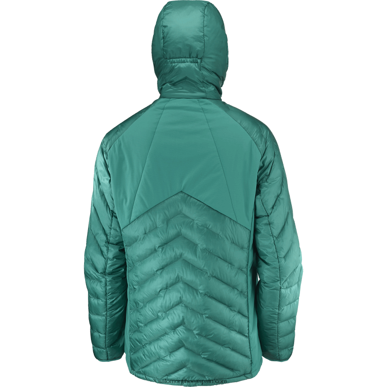 chaqueta con capucha y aislamiento para mujer - contorno primaloft Salomon 00B0PZ836 Pacífico