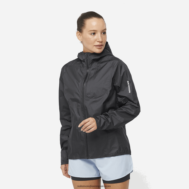 chaqueta shell mujer - bonatti impermeable Salomon 00B0PZ838 profundo negro