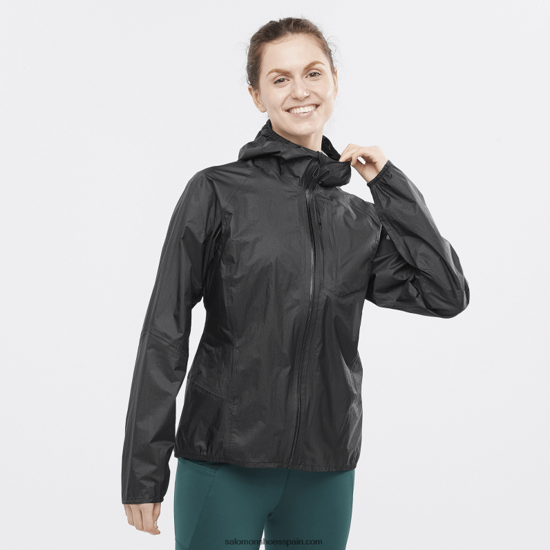 chaqueta shell mujer - bonatti impermeable Salomon 00B0PZ840 negro intenso/cápsula