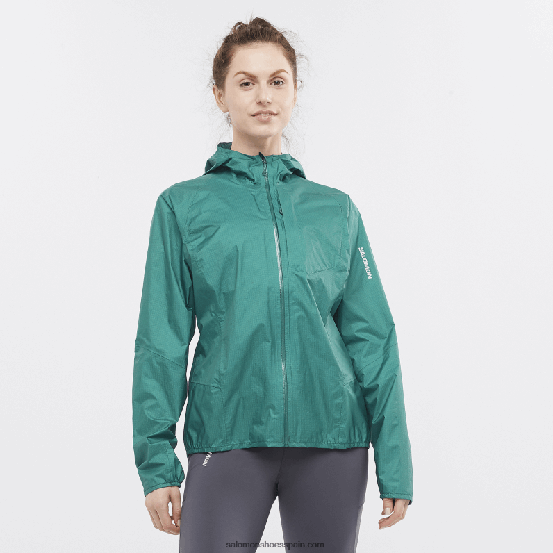 chaqueta shell mujer - bonatti impermeable Salomon 00B0PZ841 Pacífico