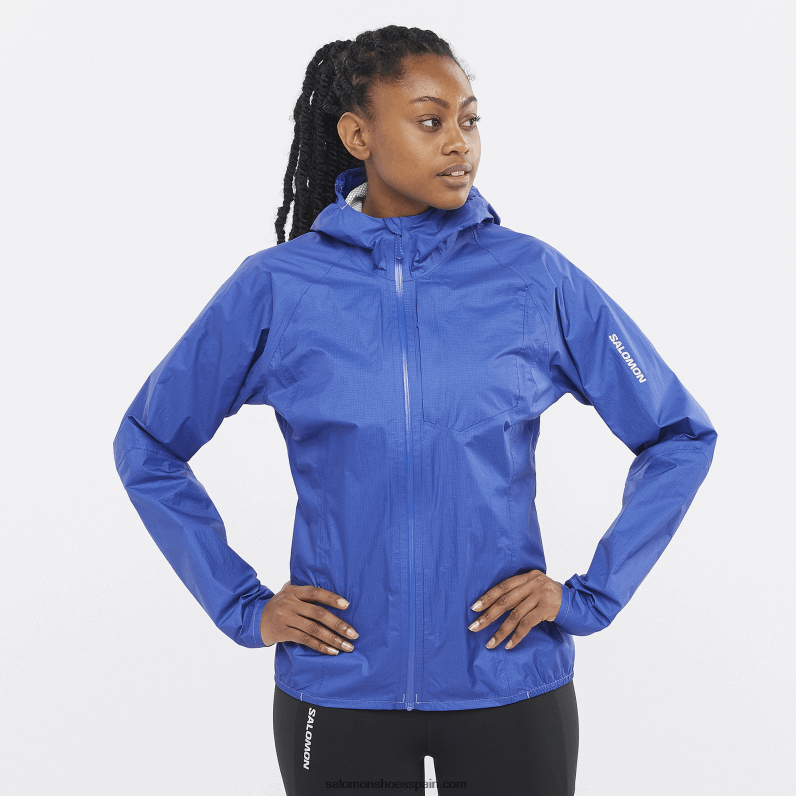 chaqueta shell mujer - bonatti impermeable Salomon 00B0PZ842 azul marino