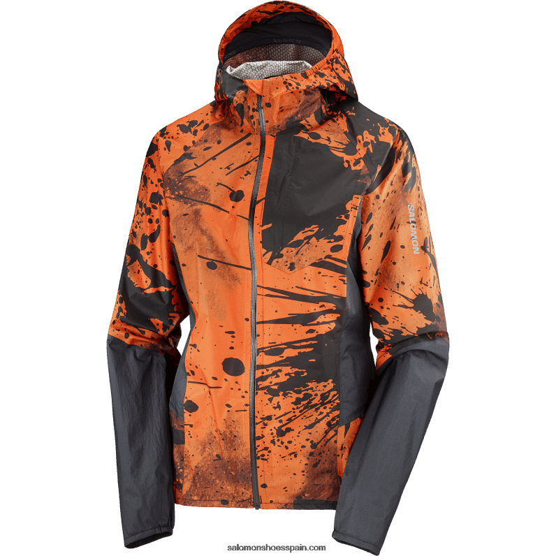 chaqueta shell mujer - bonatti impermeable Salomon 00B0PZ843 ibis escarlata/ao/cápsula
