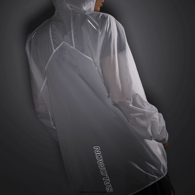 cortavientos mujer - bonatti aero wind Salomon 00B0PZ849 blanco/negro intenso
