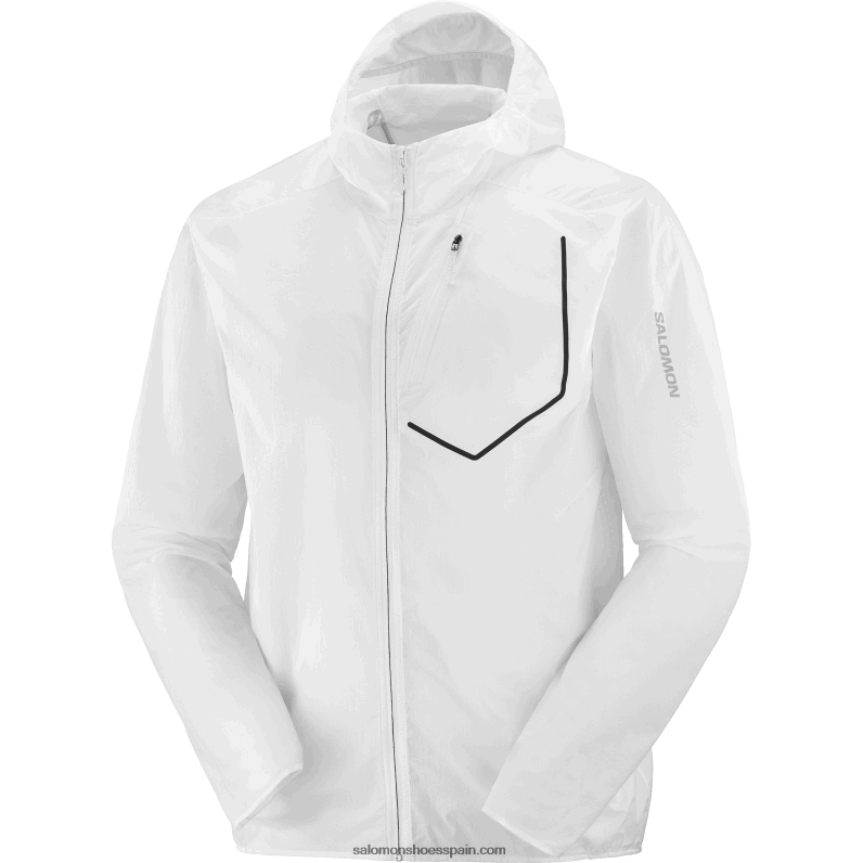 cortavientos mujer - bonatti aero wind Salomon 00B0PZ849 blanco/negro intenso