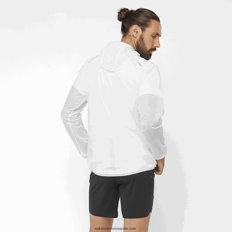 cortavientos mujer - bonatti aero wind Salomon 00B0PZ849 blanco/negro intenso
