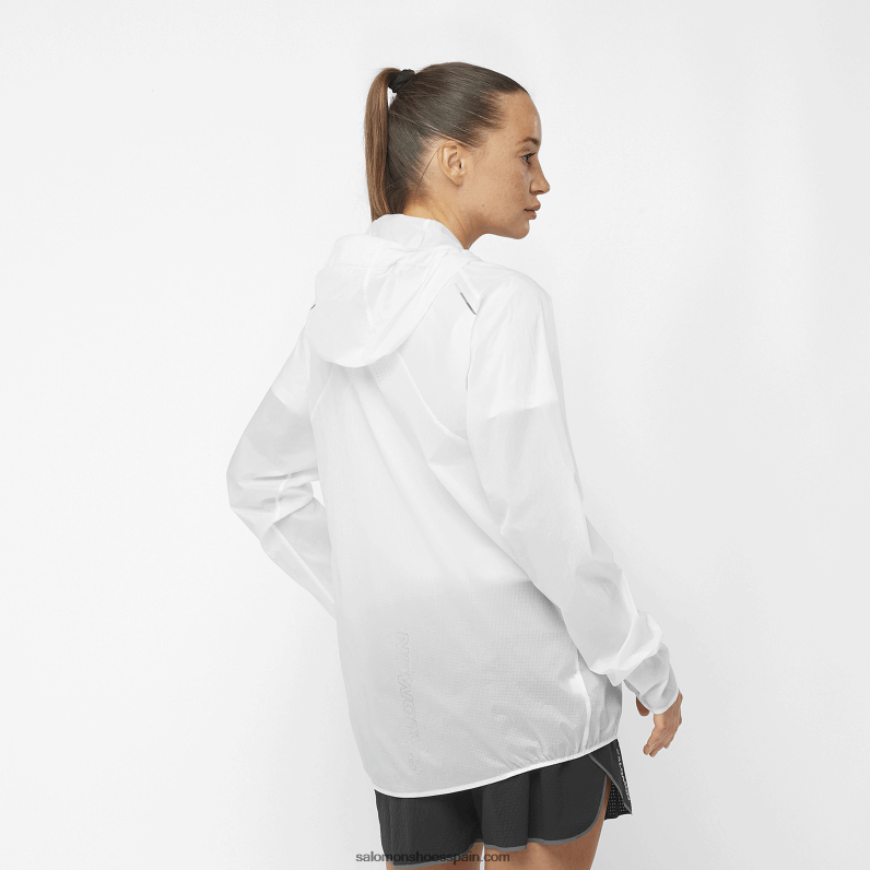 cortavientos mujer - bonatti aero wind Salomon 00B0PZ849 blanco/negro intenso