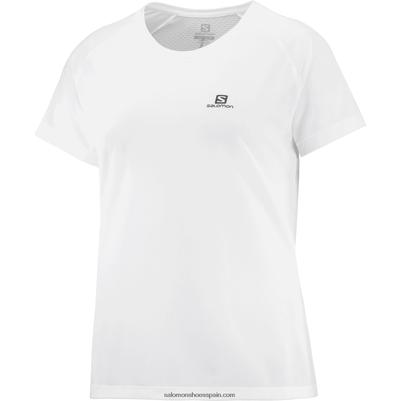 camiseta de manga corta para mujer - cross rebel Salomon 00B0PZ931 blanco