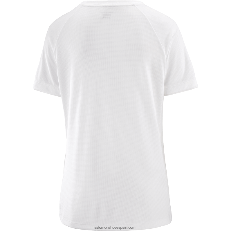 camiseta de manga corta para mujer - equipe Salomon 00B0PZ922 blanco