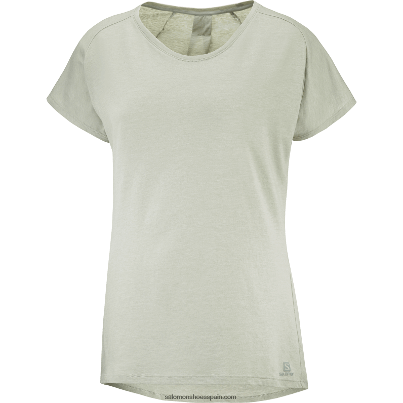 camiseta de manga corta para mujer - forma esencial Salomon 00B0PZ894 hierro forjado