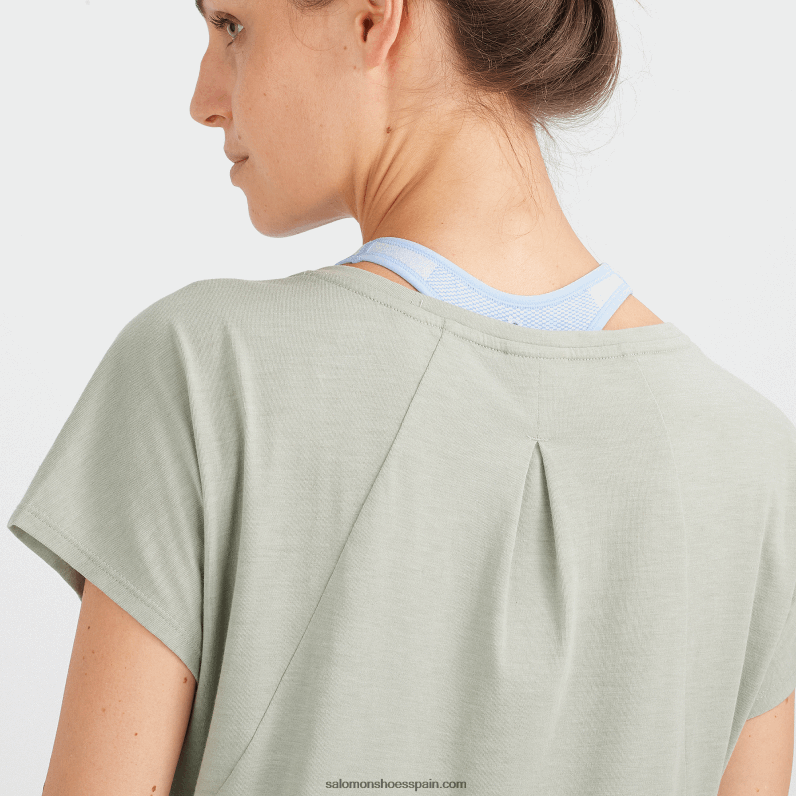 camiseta de manga corta para mujer - forma esencial Salomon 00B0PZ894 hierro forjado
