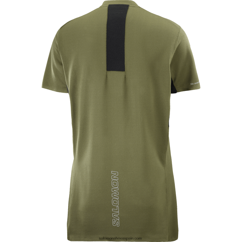 camiseta de manga corta para mujer - shortney Salomon 00B0PZ910 hoja de uva