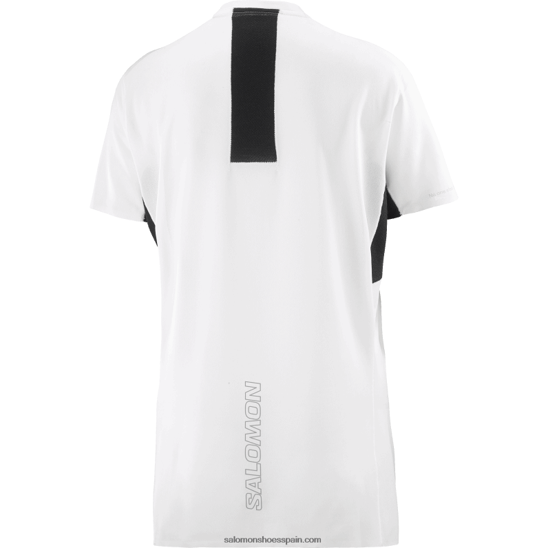 camiseta de manga corta para mujer - shortney Salomon 00B0PZ911 blanco/negro intenso