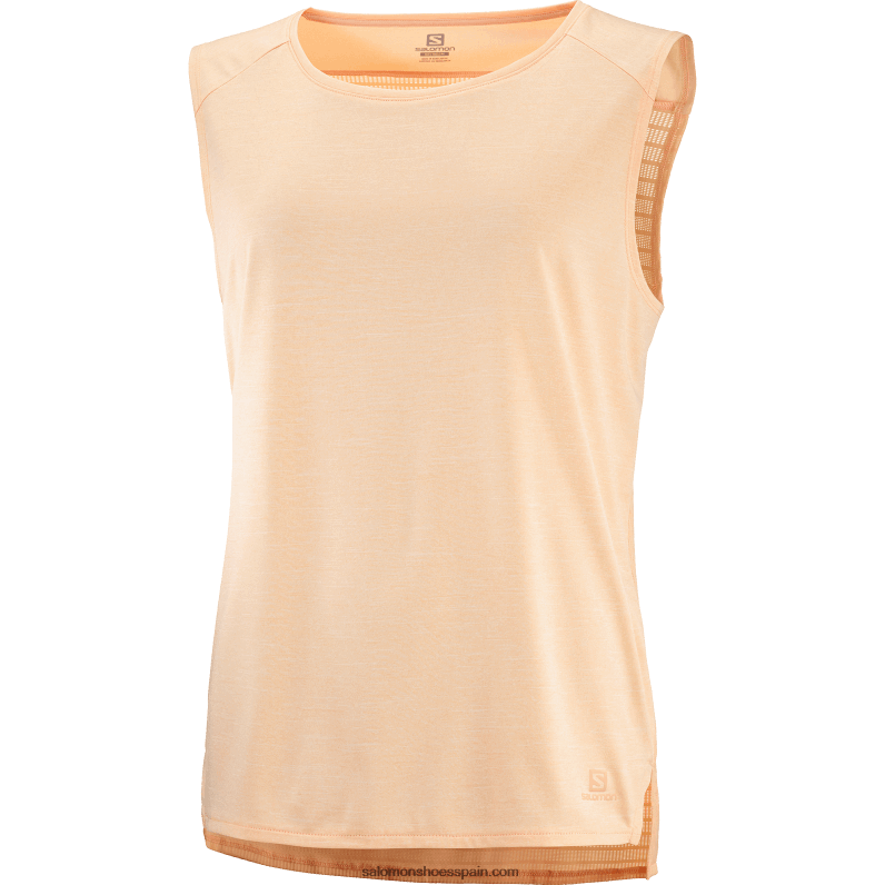 tanque de mujer - contorno de verano Salomon 00B0PZ926 hielo de albaricoque