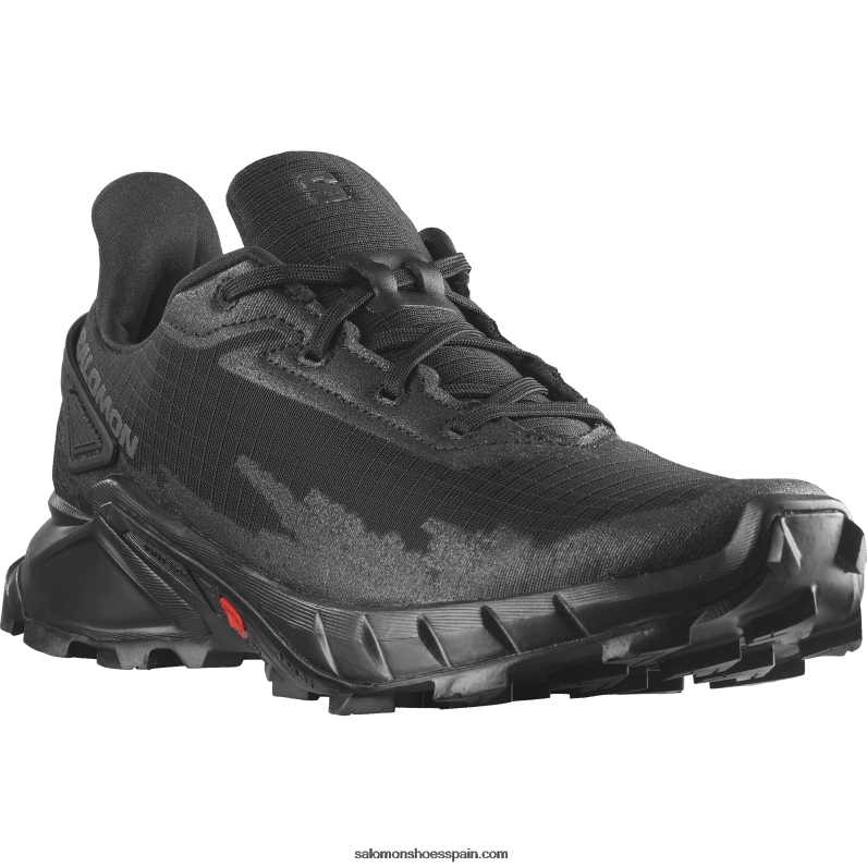 zapatillas de running para mujer - alphacross 4 Salomon 00B0PZ1540 negro