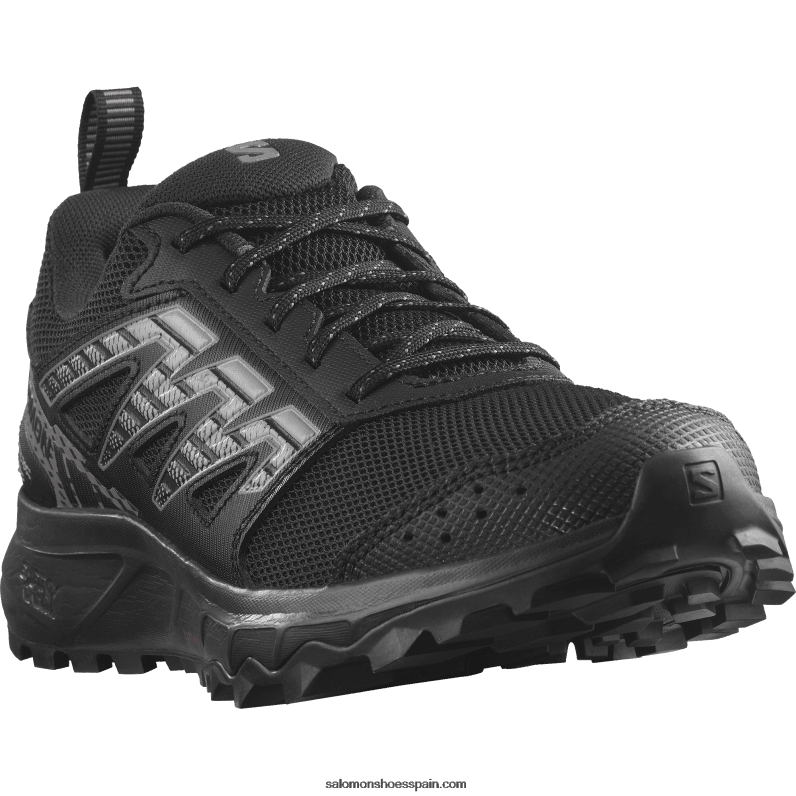 zapatillas de running para mujer - deambular Salomon 00B0PZ1546 gatito negro/ciruela/gaviota