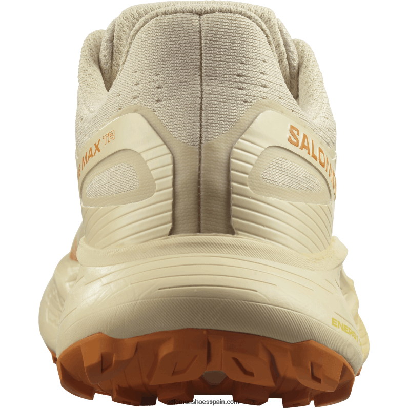 zapatillas de trail running para mujer - glide max tr Salomon 00B0PZ1499 arena blanqueada/melocotón tierno/pimienta naranja