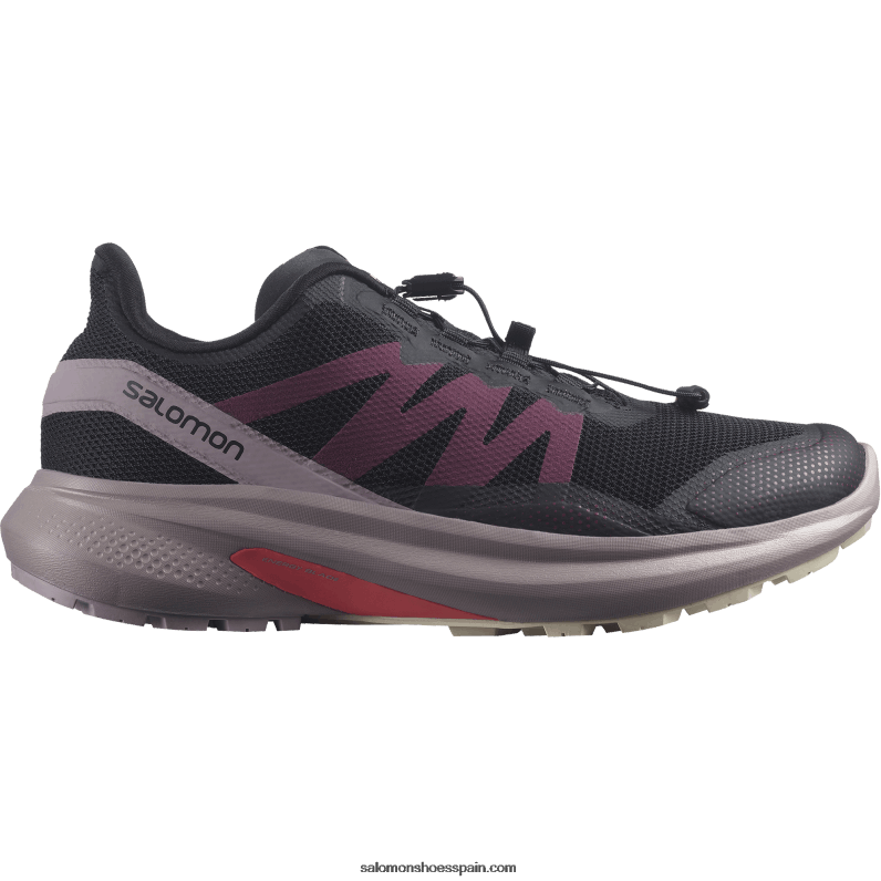 zapatillas de trail running para mujer - hypulse Salomon 00B0PZ1542 negro/codorniz/día lluvioso