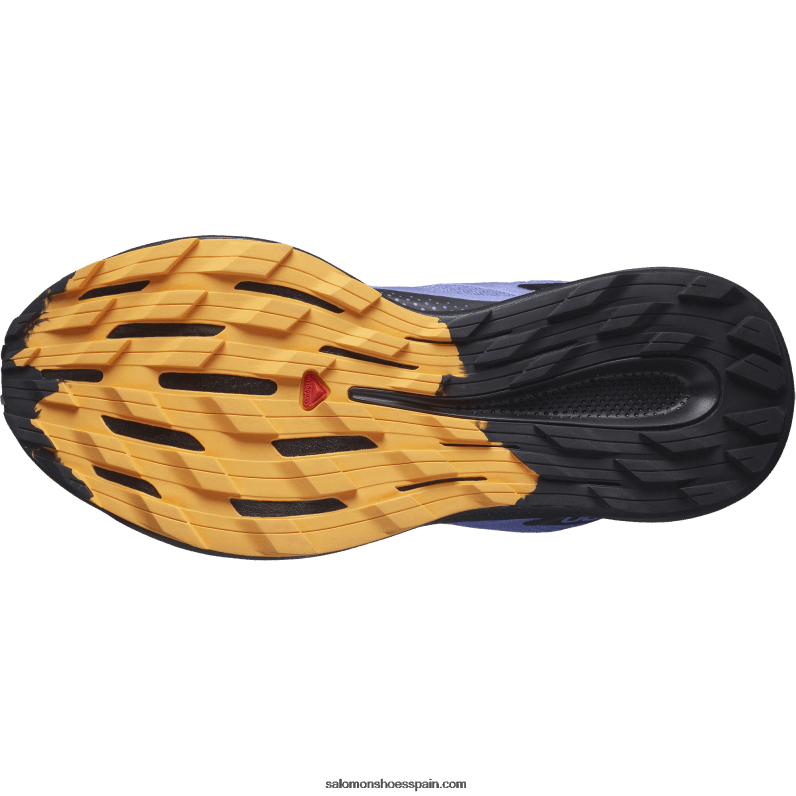 zapatillas de trail running para mujer - pulsar trail Salomon 00B0PZ1510 terciopelo mañana/negro/naranja ardiente