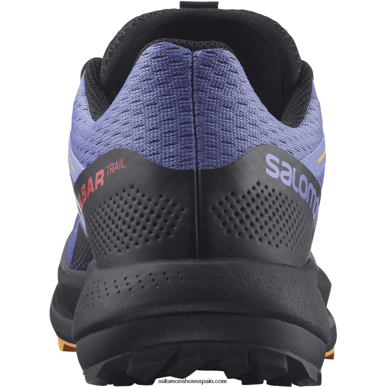 zapatillas de trail running para mujer - pulsar trail Salomon 00B0PZ1510 terciopelo mañana/negro/naranja ardiente