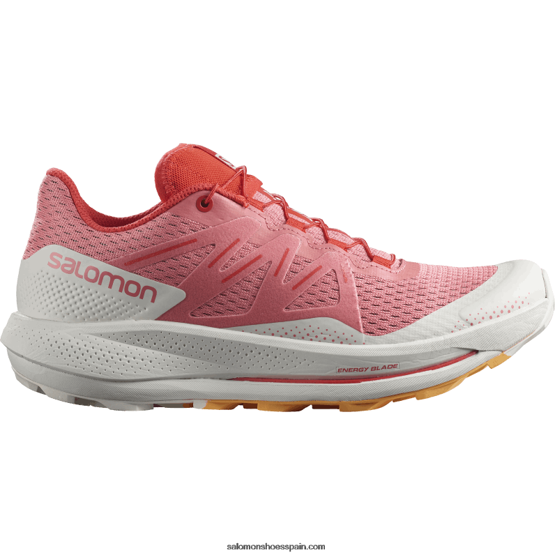 zapatillas de trail running para mujer - pulsar trail Salomon 00B0PZ1511 rosa de té/nube de nimbo/naranja ardiente