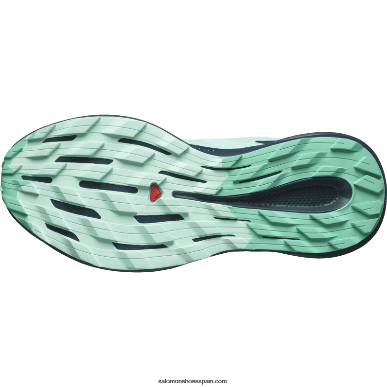 zapatillas de trail running para mujer - pulsar trail Salomon 00B0PZ1513 resplandor azul/carbono/yuca