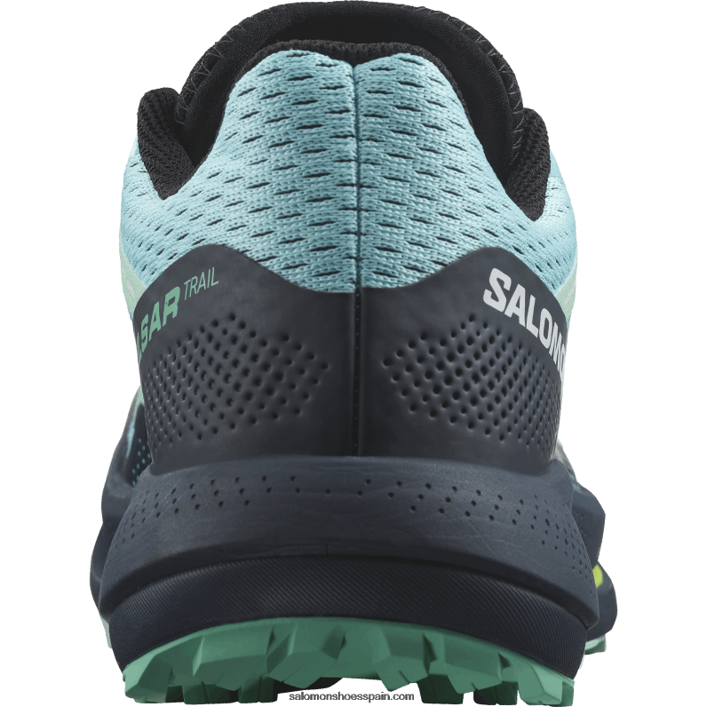 zapatillas de trail running para mujer - pulsar trail Salomon 00B0PZ1513 resplandor azul/carbono/yuca