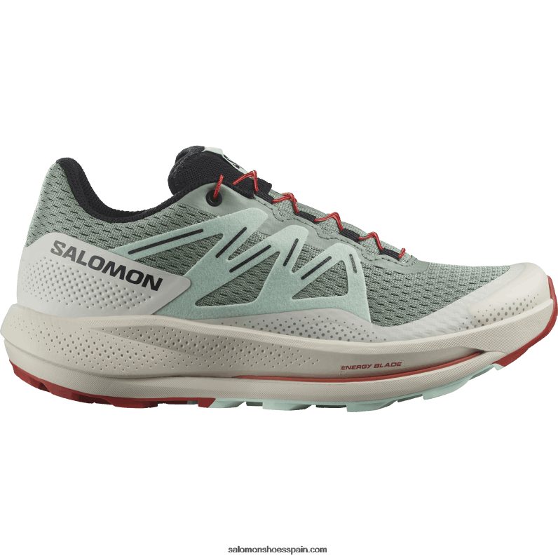 zapatillas de trail running para mujer - pulsar trail Salomon 00B0PZ1514 nenúfar/agua blanqueada/salsa picante