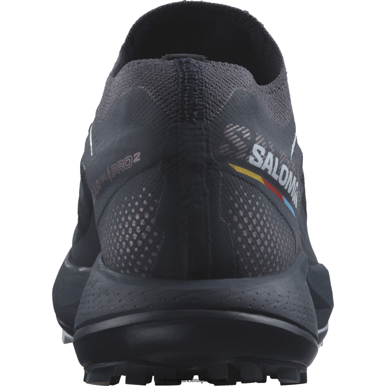 zapatillas de trail running para mujer - pulsar trail pro 2 Salomon 00B0PZ1493 carbón/floración de orquídeas/hielo ártico