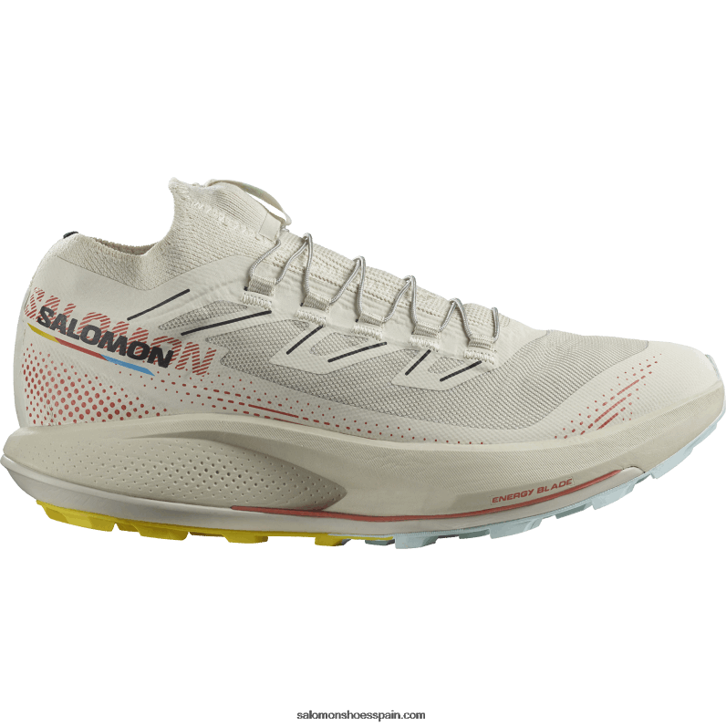 zapatillas de trail running para mujer - pulsar trail pro 2 Salomon 00B0PZ1494 día lluvioso/salsa picante/fresia