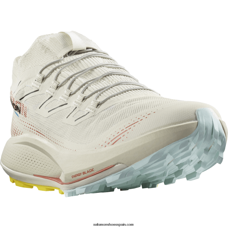 zapatillas de trail running para mujer - pulsar trail pro 2 Salomon 00B0PZ1494 día lluvioso/salsa picante/fresia