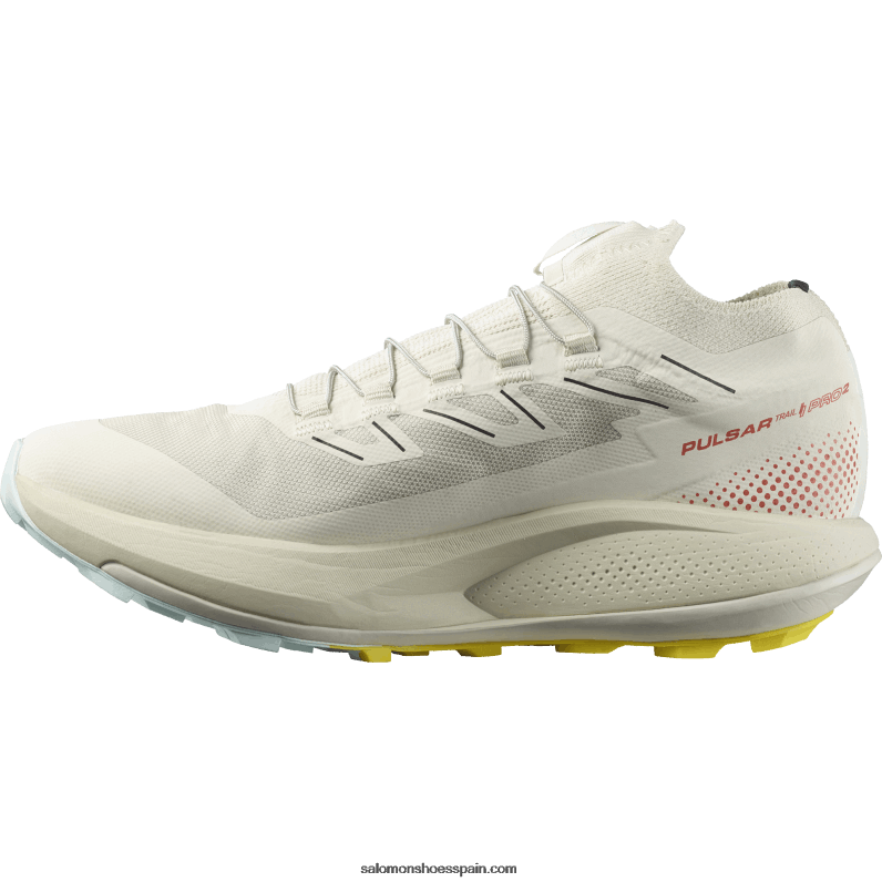 zapatillas de trail running para mujer - pulsar trail pro 2 Salomon 00B0PZ1494 día lluvioso/salsa picante/fresia