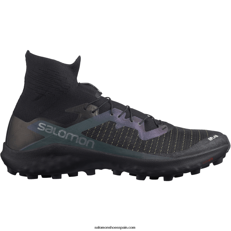 zapatillas de trail running para mujer - s/lab cross 2 Salomon 00B0PZ1526 negro