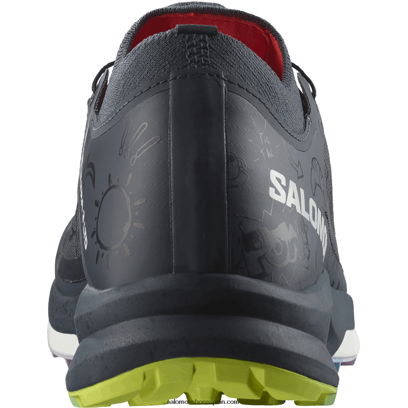 zapatillas de trail running para mujer - s/lab ultra 3 edición limitada Salomon 00B0PZ1524 tinta india/coral ardiente/negro