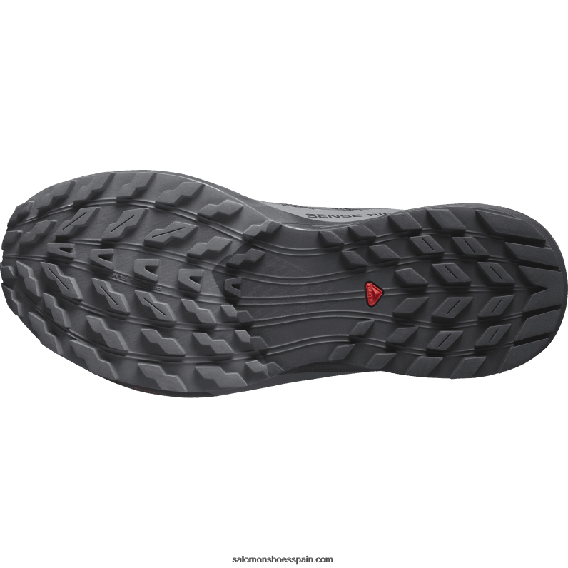 zapatillas de trail running para mujer - sense ride 5 gore-tex Salomon 00B0PZ1527 negro/imán