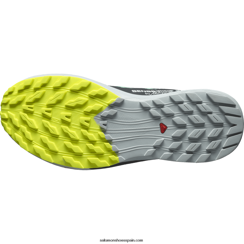 zapatillas de trail running para mujer - sense ride 5 martina ltd Salomon 00B0PZ1502 verde vizcaya/fantasma/rosa glo
