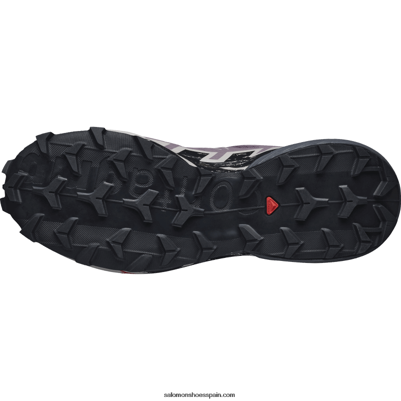 zapatillas de trail running para mujer - speedcross 6 Salomon 00B0PZ1504 paisaje lunar/negro/cenizas de rosas